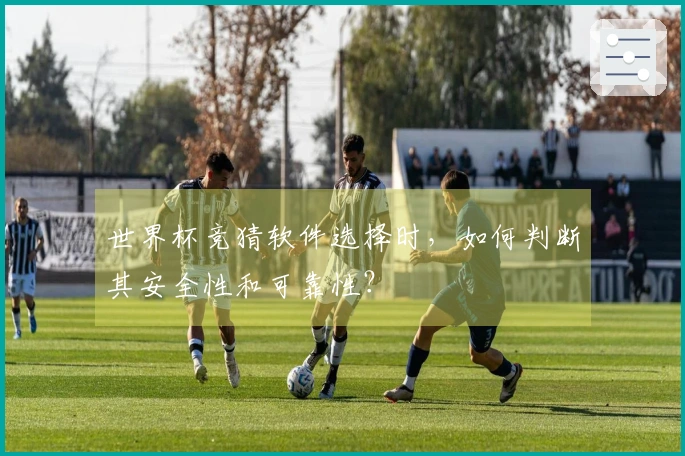 世界杯竞猜软件选择时，如何判断其安全性和可靠性？