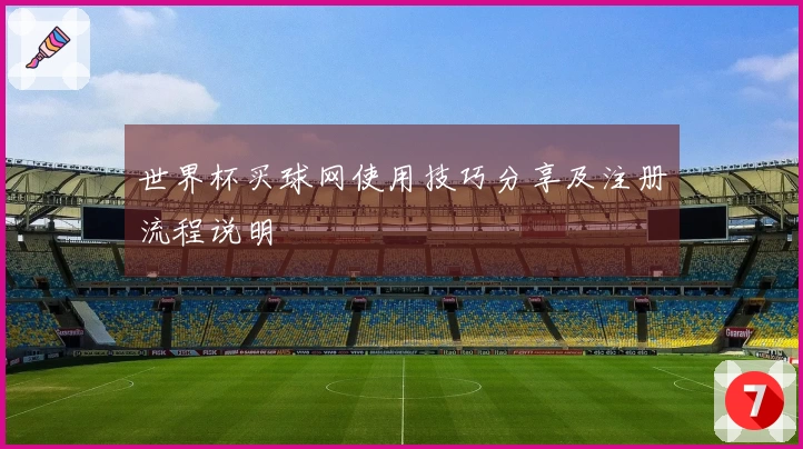 世界杯买球网使用技巧分享及注册流程说明